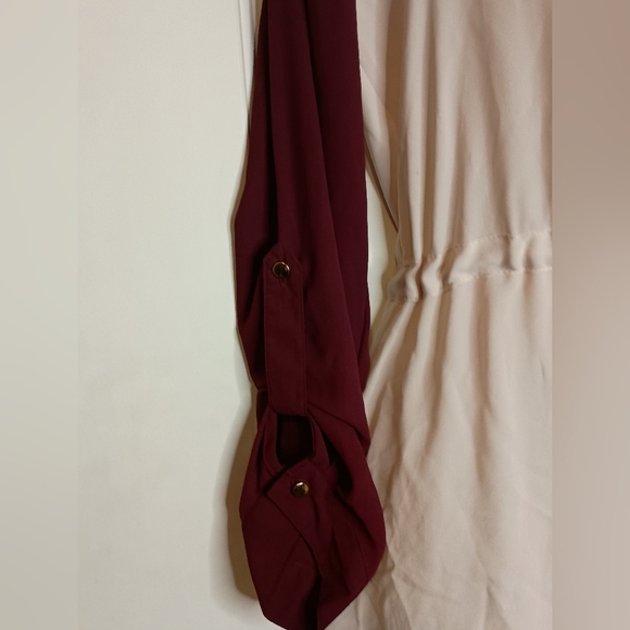 Elegant Two-Tone MY MICHELLE Dress Chic Drawstring Waist(#1,012) - Picture 3 of 8